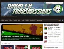 Tablet Screenshot of garbledtransmission.com